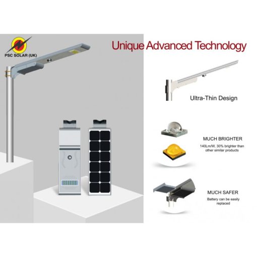 40W NEW INTEGRATED ALL IN ONE SOLAR LED STREETLIGHT 1 1